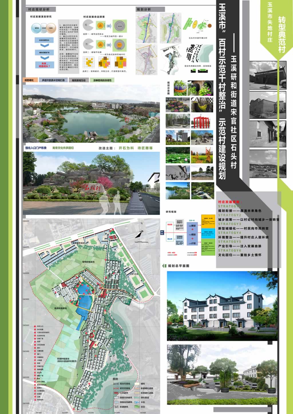 玉溪市2015年“百千工程”红塔区研和街道石头村示范村建设规划