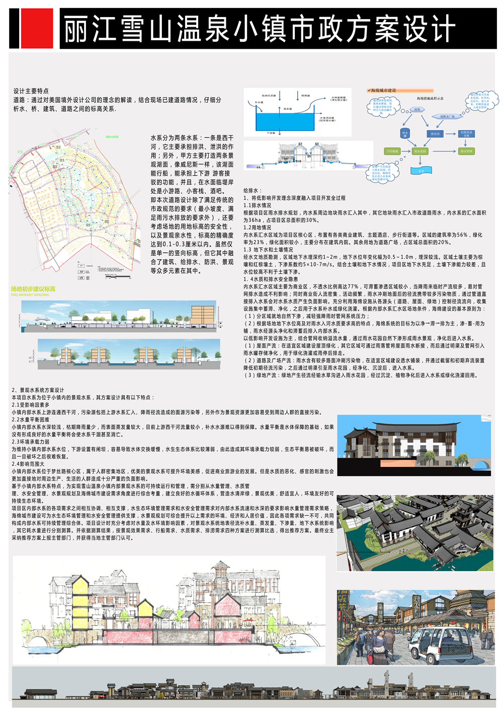 丽江雪山温泉小镇市政工程方案设计