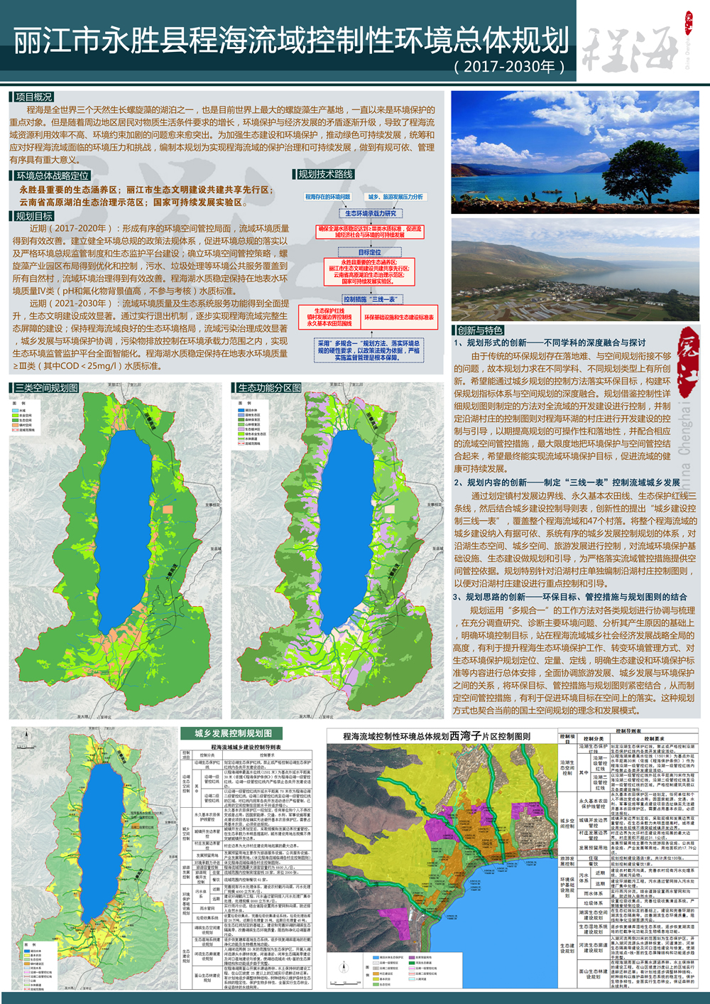 永胜县程海流域环境保护控制性总体规划