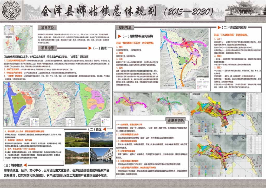 《会泽县娜姑镇总体规划（2015—2030）》