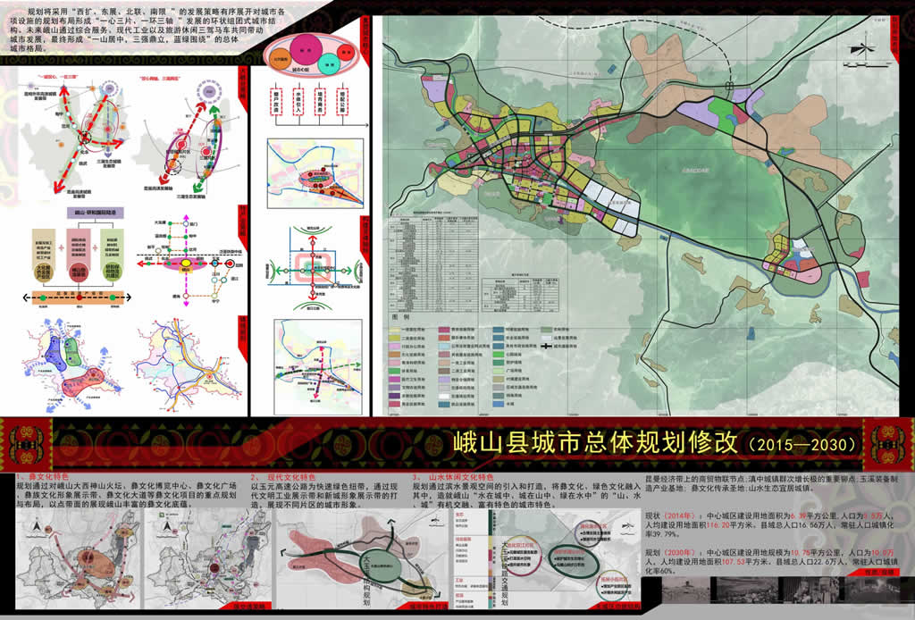 峨山县城总体规划修改（2015-2030）